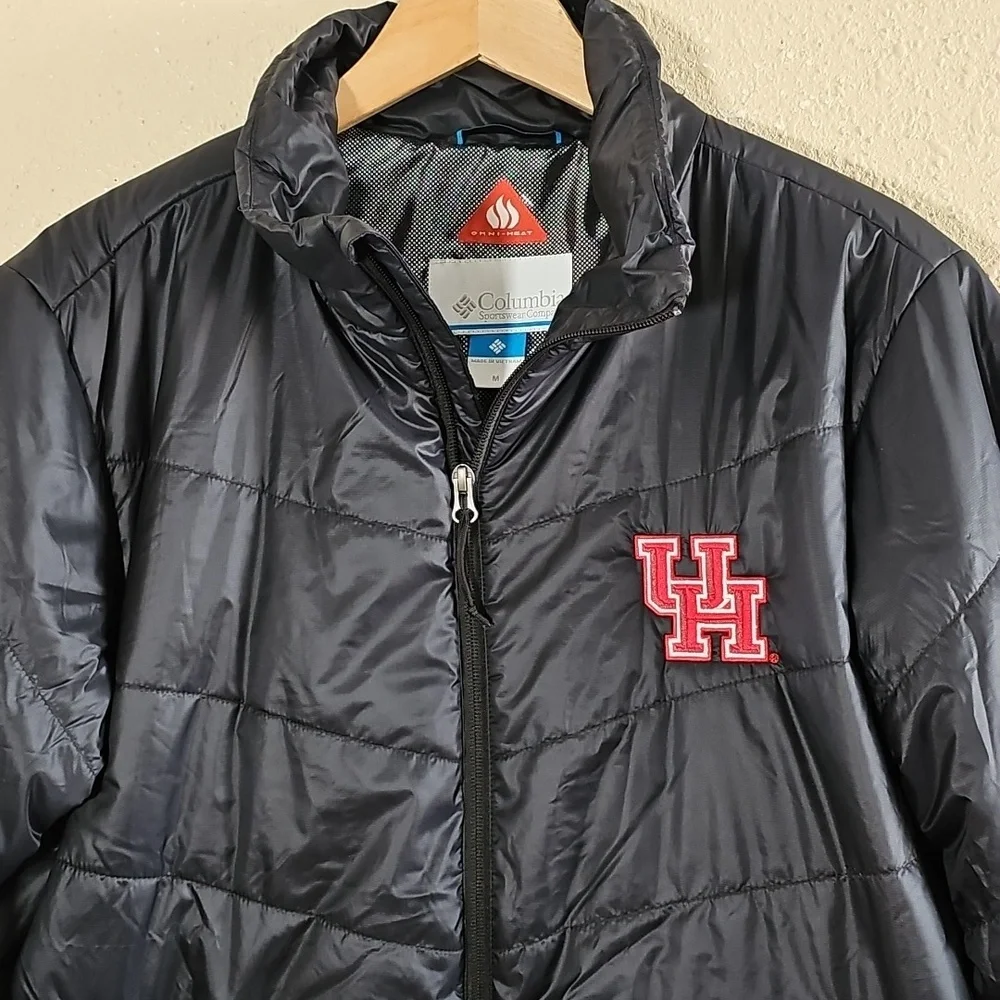 Columbia University Of Houston Omniheat Puffer Jacket.